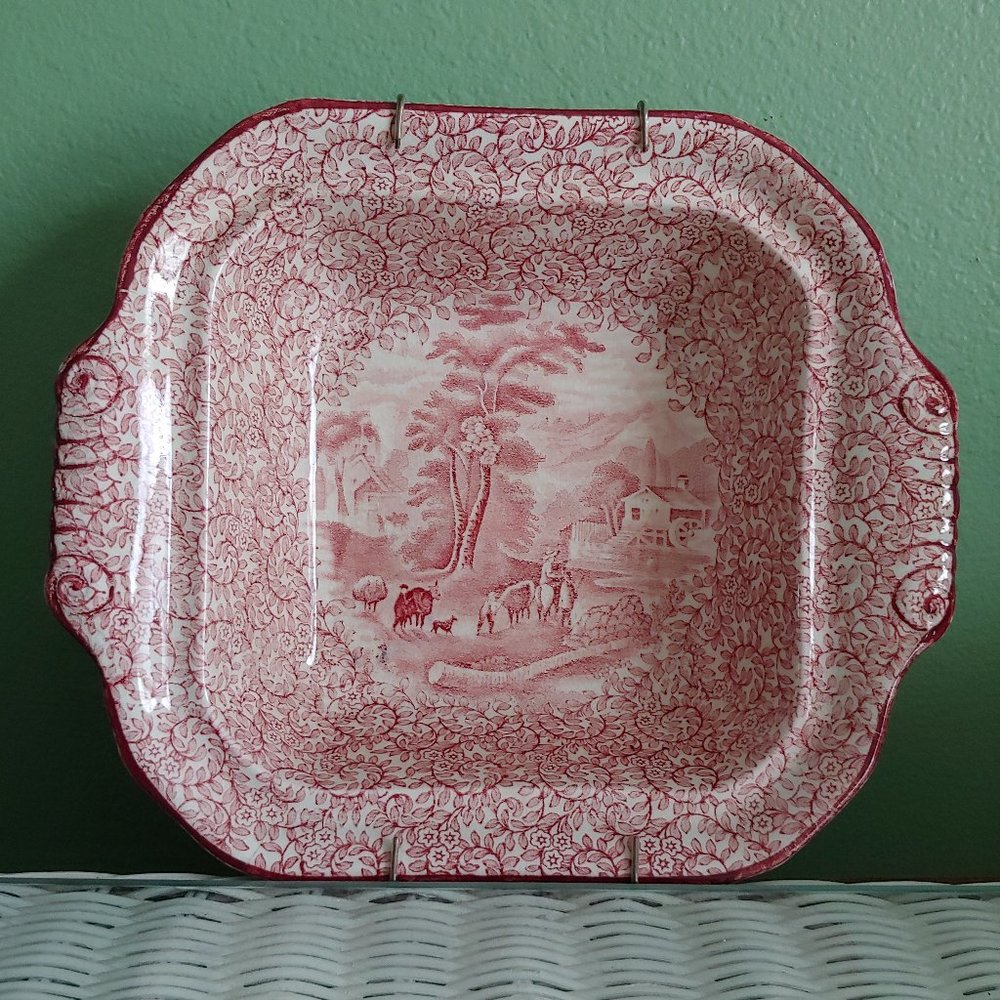 Vintage Ye Olde Foley Red Ware Bowl